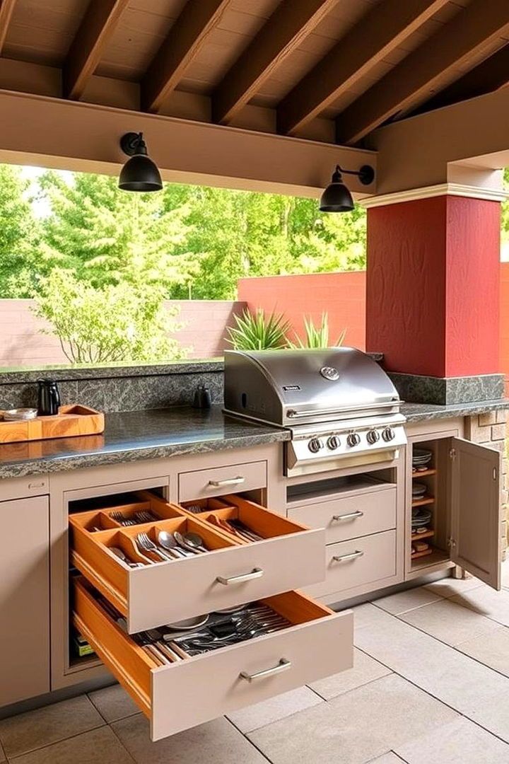 Outdoor Kitchen Storage